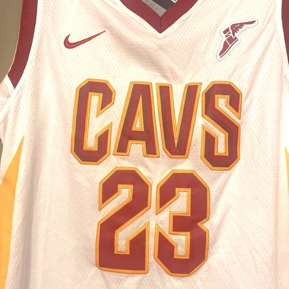 LeBron James 23 NBA Finals Nike Team Cavaliers Jersey Size L ( Length +4 ) - Picture 4 of 8